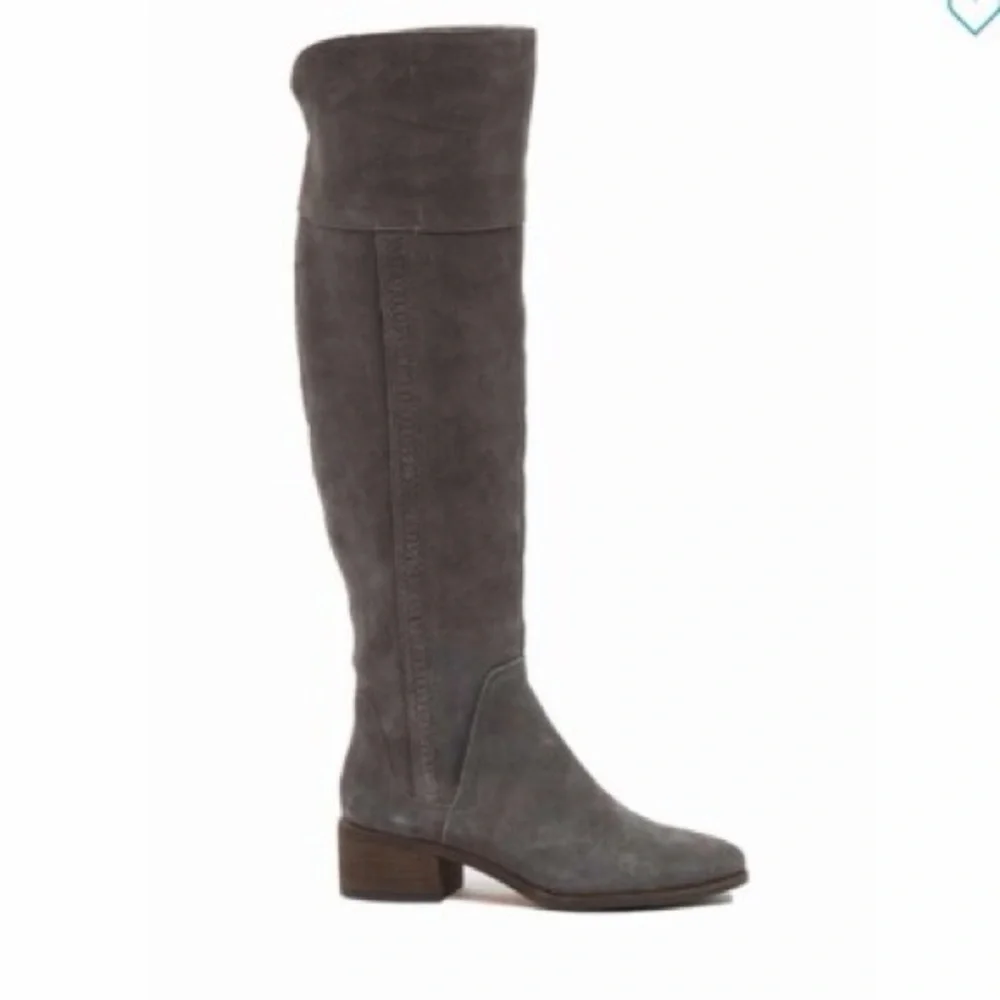 Gray Suede Knee-High Vince Camuto Boots 🩶 - Picture 1 of 10